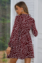 Load image into Gallery viewer, Mock Neck Long Sleeve Printed Dress
