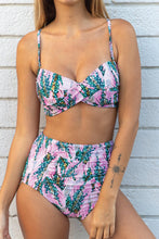 Load image into Gallery viewer, Crossed Bandeau High Waist Bikini
