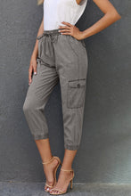 Load image into Gallery viewer, Caroline Drawstring Cargo Pocketed Joggers
