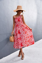 Load image into Gallery viewer, Floral Smocked One-Shoulder Midi Dress

